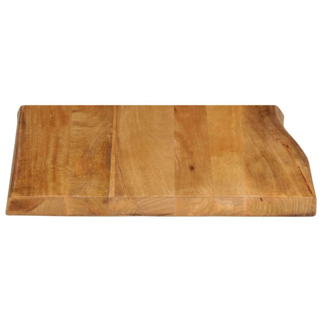 Tafelblad met natuurlijke rand 80x80x2,5 cm massief mangohout is nu te koop bij PeponiXL, paradijselijk wonen!