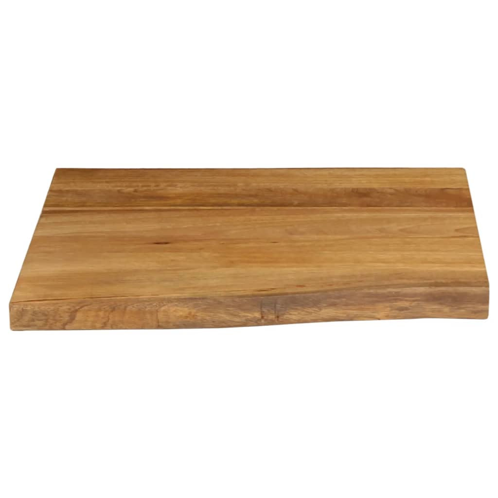 Tafelblad met natuurlijke rand 80x80x2,5 cm massief mangohout is nu te koop bij PeponiXL, paradijselijk wonen!