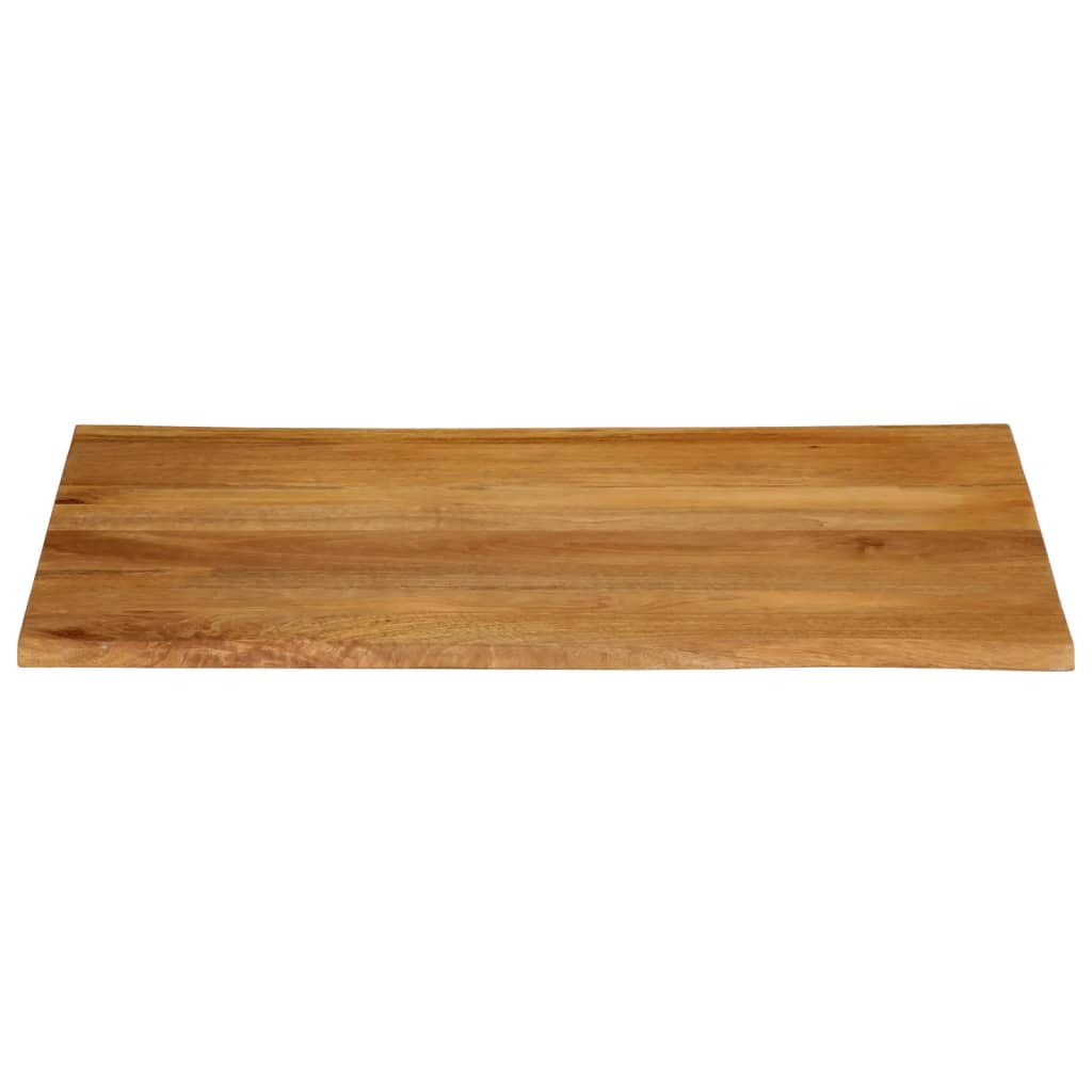 Tafelblad met natuurlijke rand 90x80x2,5 cm massief mangohout is nu te koop bij PeponiXL, paradijselijk wonen!