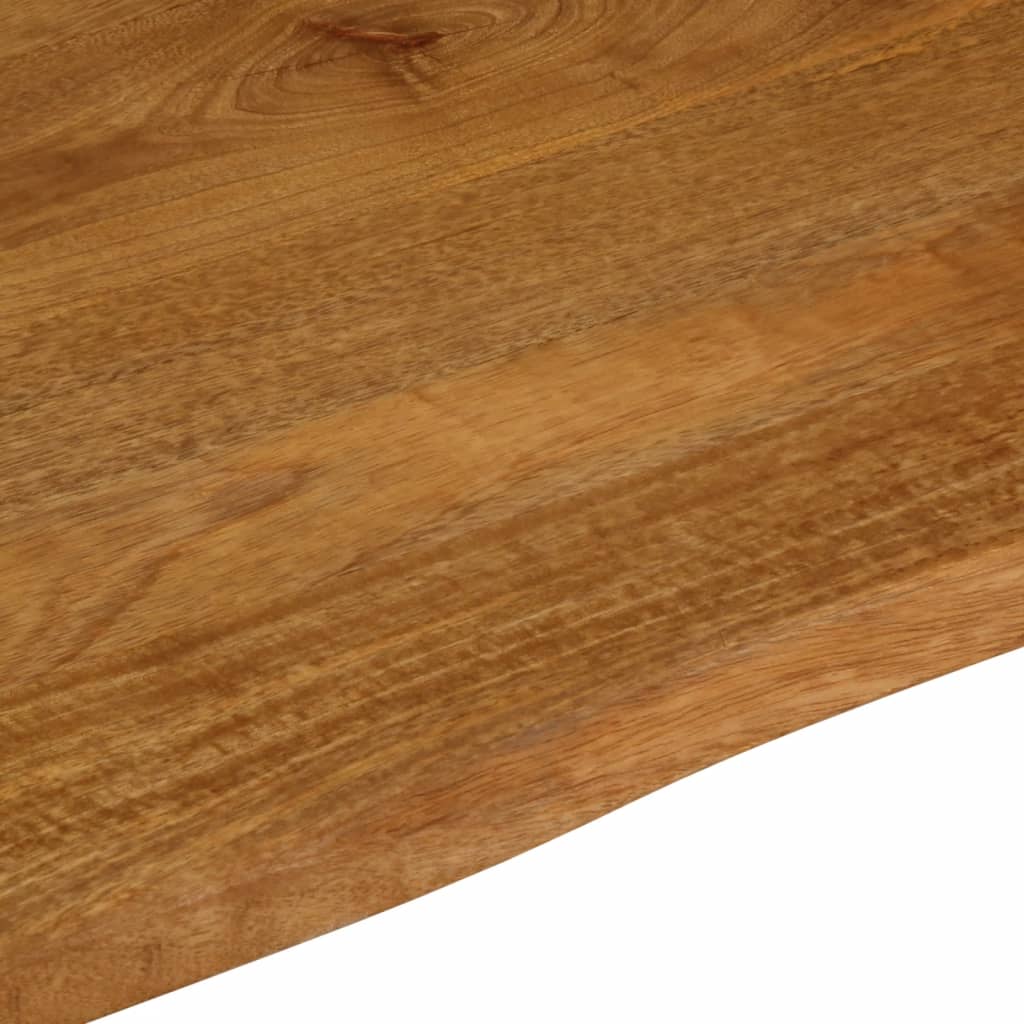 Tafelblad met natuurlijke rand 100x80x2,5 cm massief mangohout is nu te koop bij PeponiXL, paradijselijk wonen!