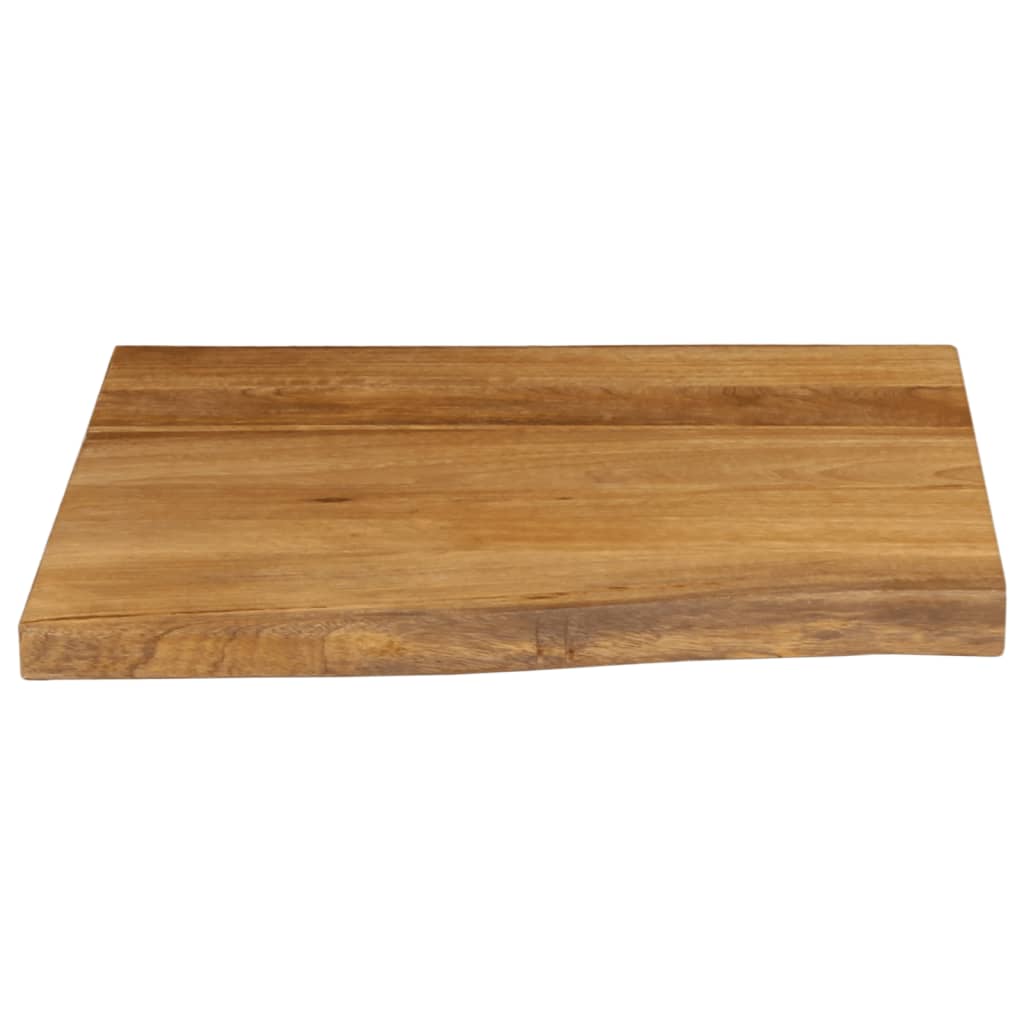 Tafelblad met natuurlijke rand 40x40x3,8 cm massief mangohout is nu te koop bij PeponiXL, paradijselijk wonen!