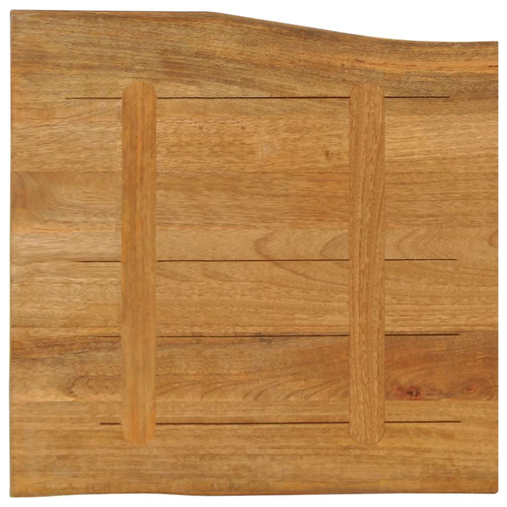 Tafelblad met natuurlijke rand 40x40x3,8 cm massief mangohout is nu te koop bij PeponiXL, paradijselijk wonen!