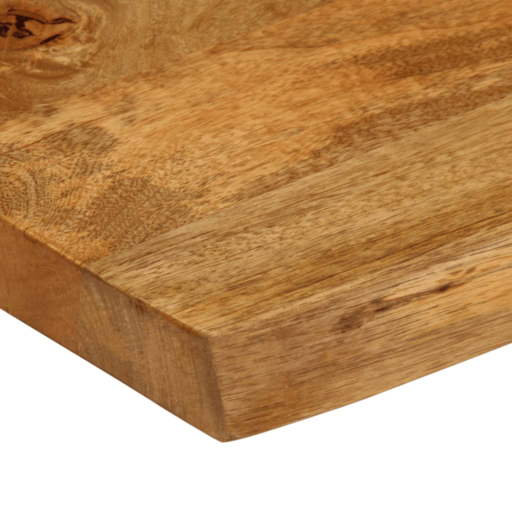 Tafelblad met natuurlijke rand 50x40x3,8 cm massief mangohout is nu te koop bij PeponiXL, paradijselijk wonen!