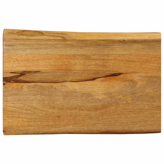 Tafelblad met natuurlijke rand 60x40x3,8 cm massief mangohout is nu te koop bij PeponiXL, paradijselijk wonen!