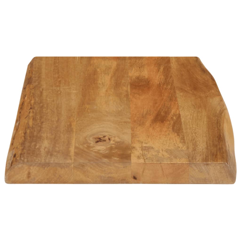 Tafelblad met natuurlijke rand 60x40x3,8 cm massief mangohout is nu te koop bij PeponiXL, paradijselijk wonen!