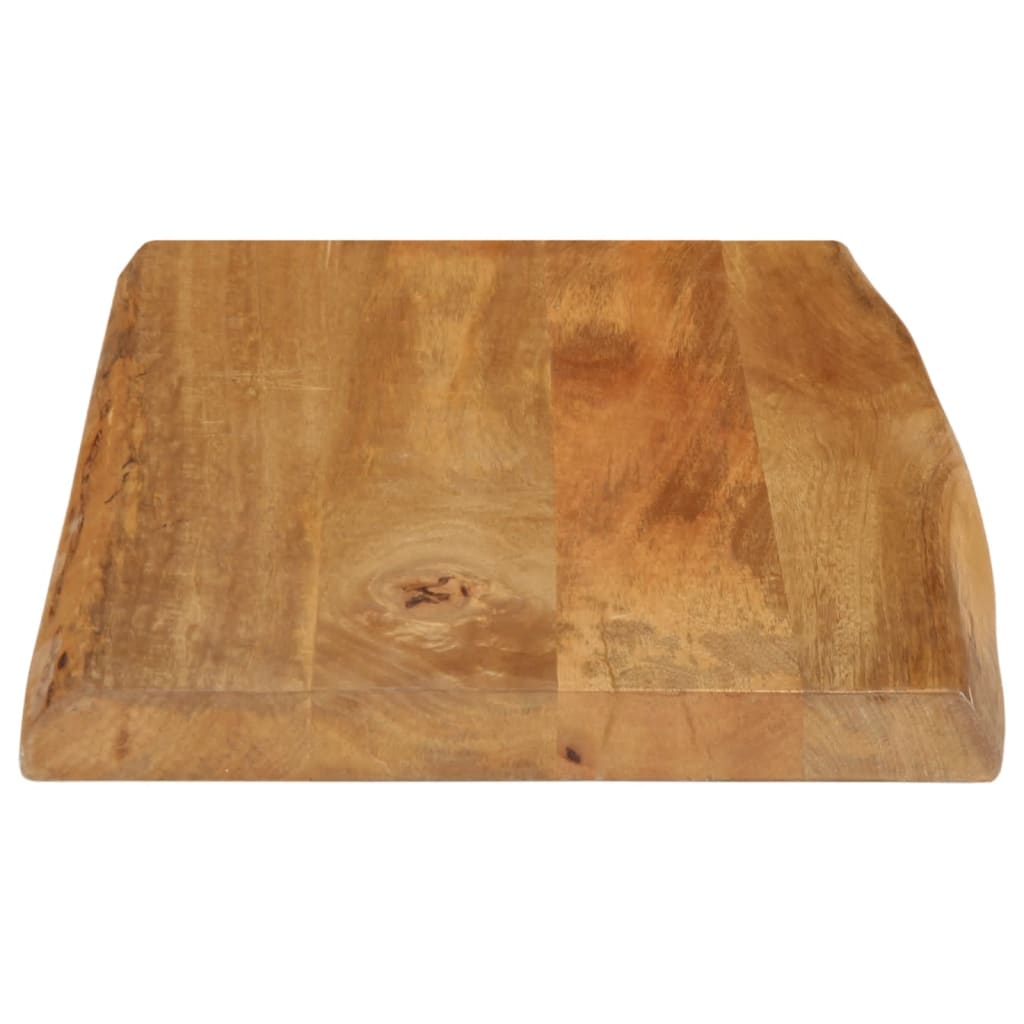 Tafelblad met natuurlijke rand 70x40x3,8 cm massief mangohout is nu te koop bij PeponiXL, paradijselijk wonen!