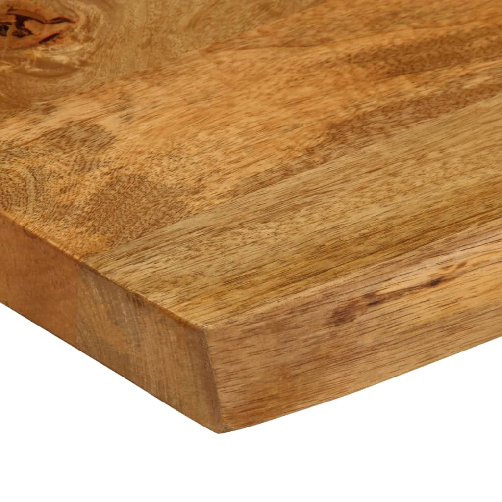 Tafelblad met natuurlijke rand 90x40x3,8 cm massief mangohout is nu te koop bij PeponiXL, paradijselijk wonen!