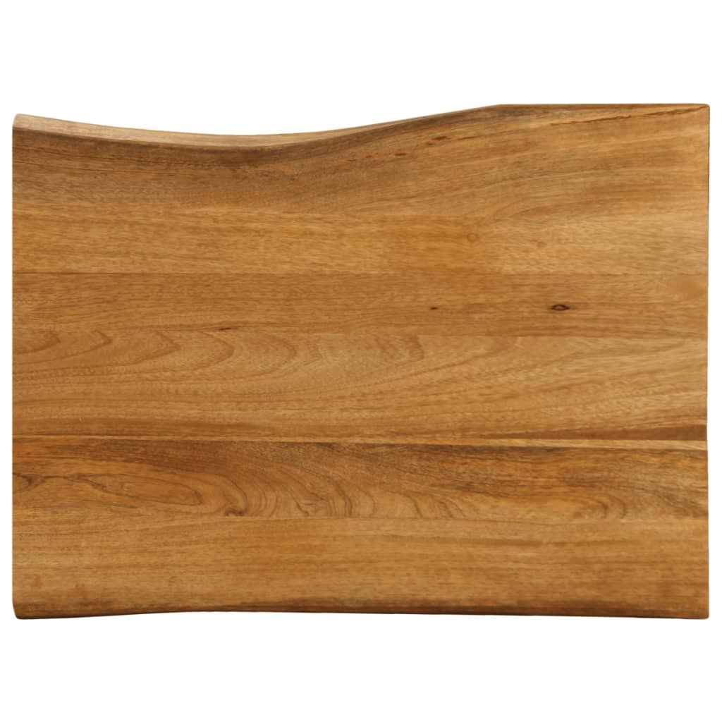 Tafelblad met natuurlijke rand 90x60x3,8 cm massief mangohout is nu te koop bij PeponiXL, paradijselijk wonen!