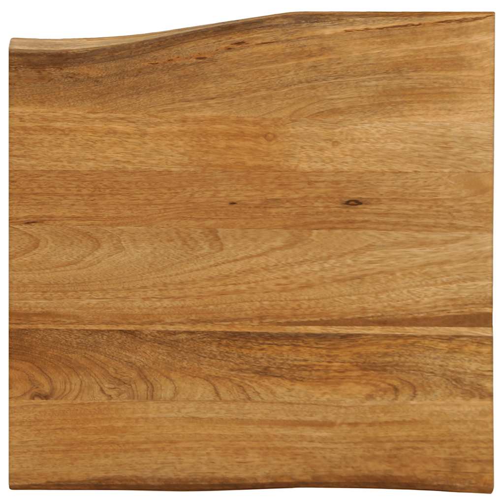 Tafelblad met natuurlijke rand 80x80x3,8 cm massief mangohout is nu te koop bij PeponiXL, paradijselijk wonen!