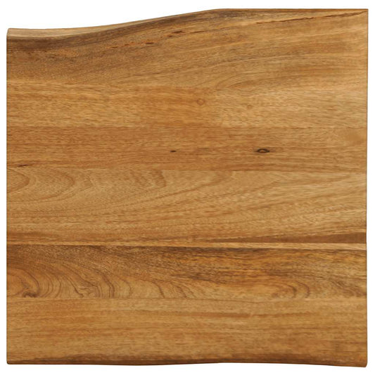 Tafelblad met natuurlijke rand 80x80x3,8 cm massief mangohout is nu te koop bij PeponiXL, paradijselijk wonen!