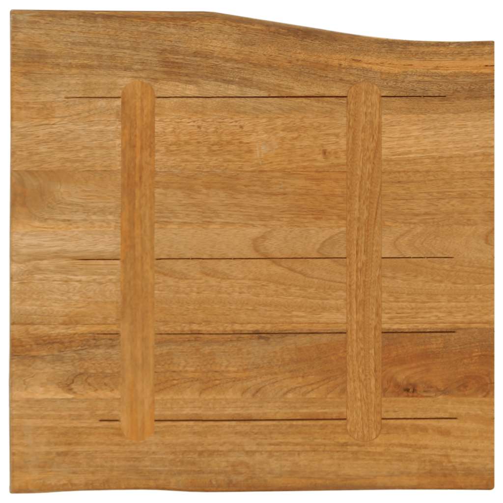 Tafelblad met natuurlijke rand 80x80x3,8 cm massief mangohout is nu te koop bij PeponiXL, paradijselijk wonen!
