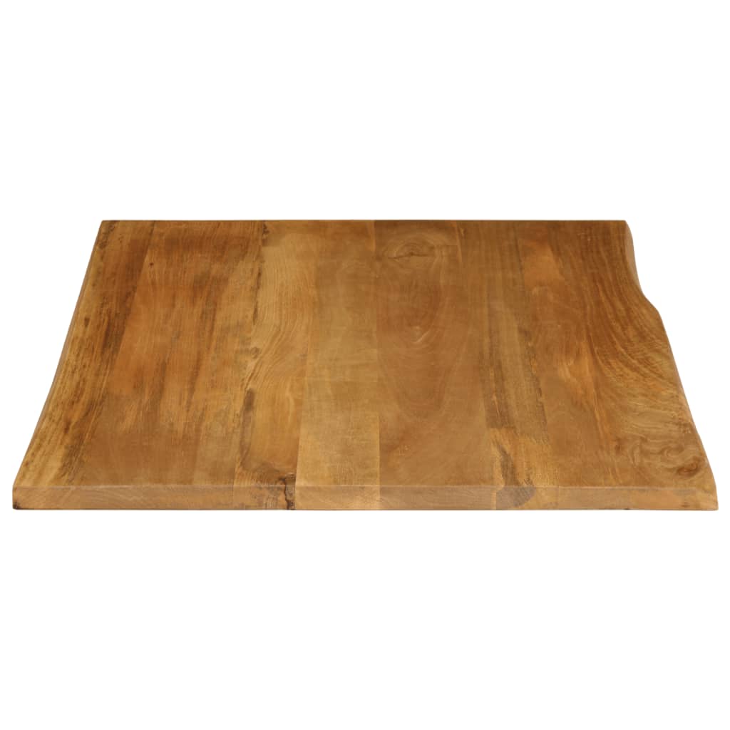 Tafelblad met natuurlijke rand 90x80x3,8 cm massief mangohout is nu te koop bij PeponiXL, paradijselijk wonen!