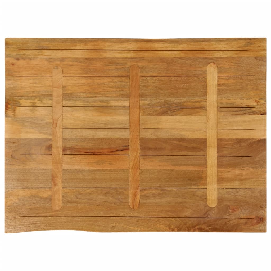 Tafelblad met natuurlijke rand 90x80x3,8 cm massief mangohout is nu te koop bij PeponiXL, paradijselijk wonen!