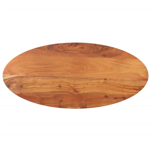 Tafelblad ovaal 80x40x2,5 cm massief acaciahout is nu te koop bij PeponiXL, paradijselijk wonen!