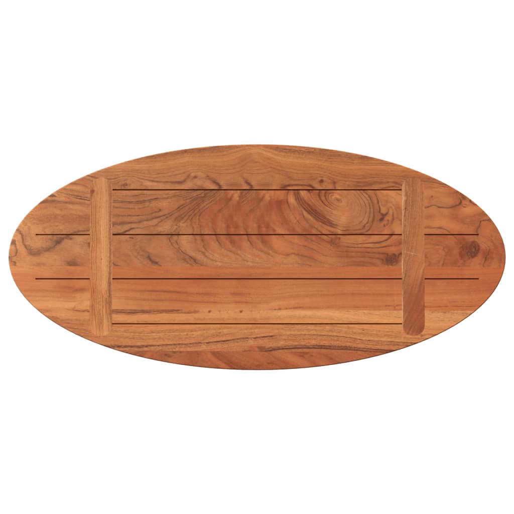 Tafelblad ovaal 80x40x2,5 cm massief acaciahout is nu te koop bij PeponiXL, paradijselijk wonen!