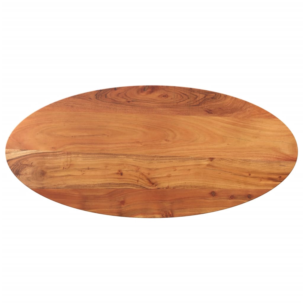 Tafelblad ovaal 90x40x2,5 cm acaciahout is nu te koop bij PeponiXL, paradijselijk wonen!