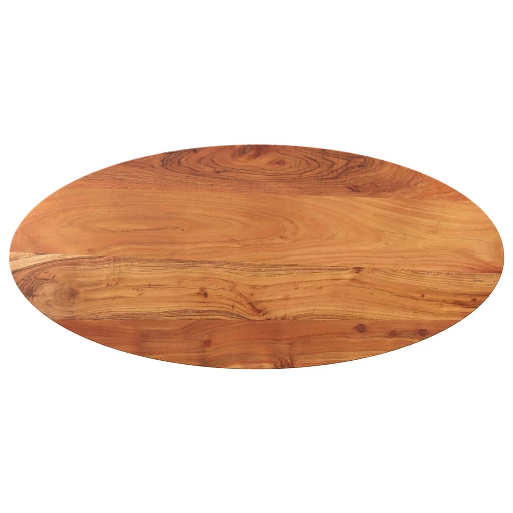 Tafelblad ovaal 90x40x3,8 cm massief acaciahout is nu te koop bij PeponiXL, paradijselijk wonen!
