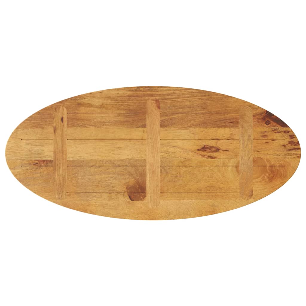 Tafelblad ovaal 140x50x3,8 cm massief mangohout is nu te koop bij PeponiXL, paradijselijk wonen!
