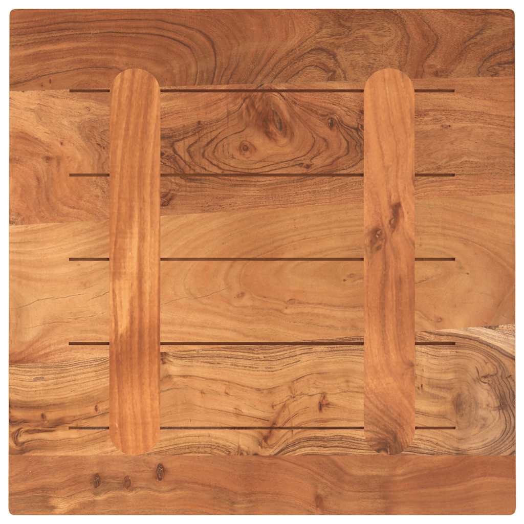 Tafelblad vierkant 50x50x2,5 cm massief acaciahout is nu te koop bij PeponiXL, paradijselijk wonen!