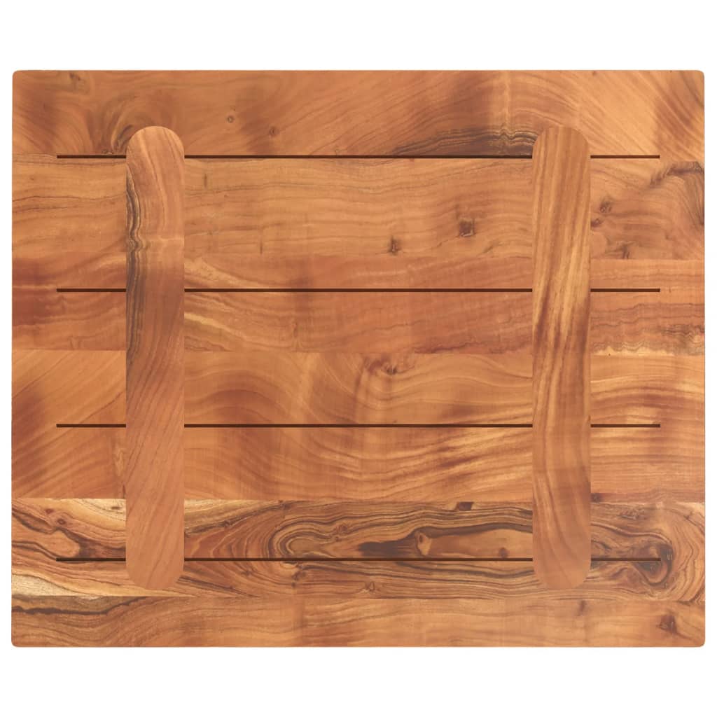 Tafelblad rechthoekig 60x50x2,5 cm massief acaciahout is nu te koop bij PeponiXL, paradijselijk wonen!