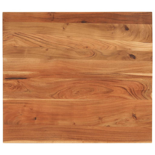 Tafelblad rechthoekig 90x80x2,5 cm massief acaciahout is nu te koop bij PeponiXL, paradijselijk wonen!