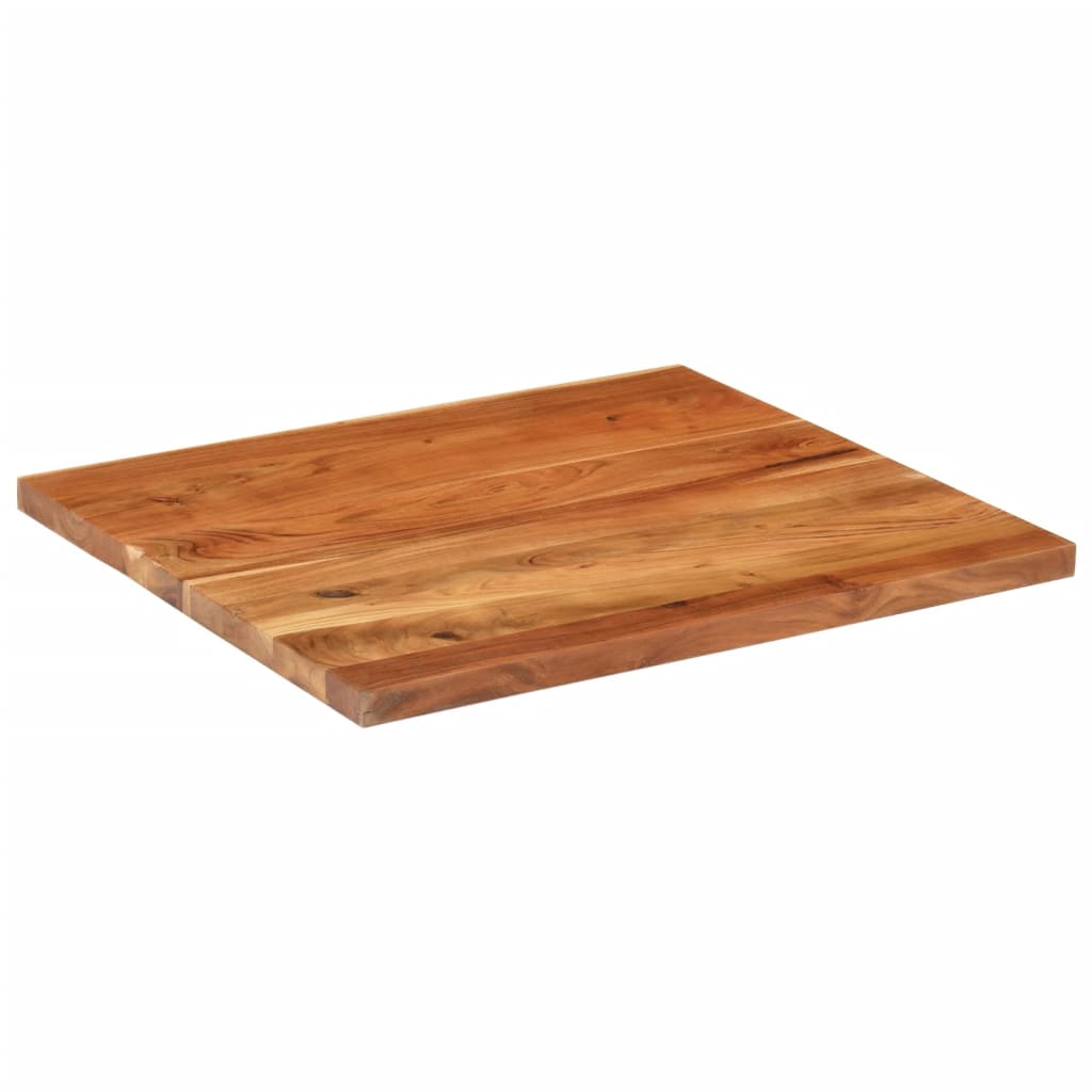 Tafelblad rechthoekig 90x80x2,5 cm massief acaciahout is nu te koop bij PeponiXL, paradijselijk wonen!