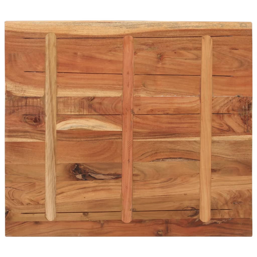 Tafelblad rechthoekig 90x80x2,5 cm massief acaciahout is nu te koop bij PeponiXL, paradijselijk wonen!