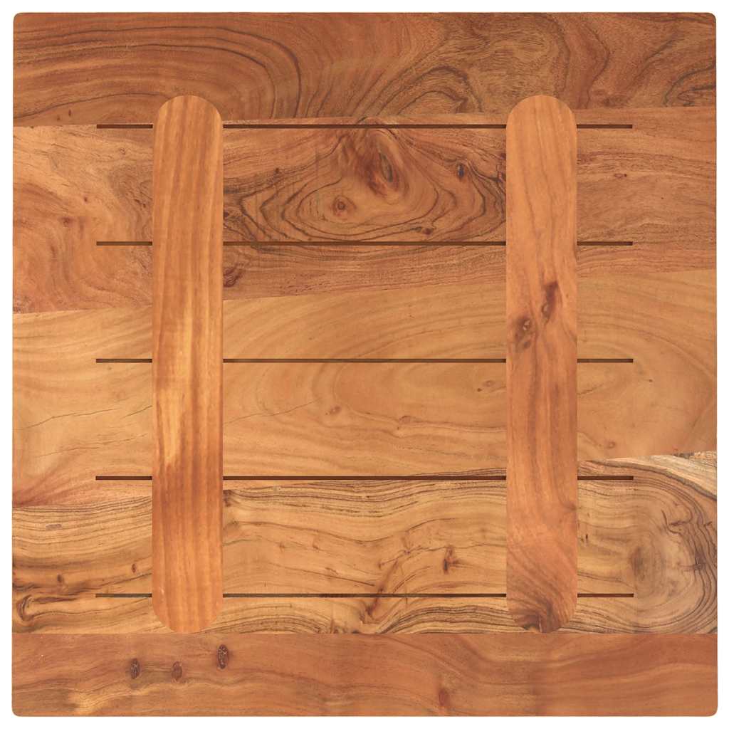Tafelblad vierkant 50x50x3,8 cm massief acaciahout is nu te koop bij PeponiXL, paradijselijk wonen!