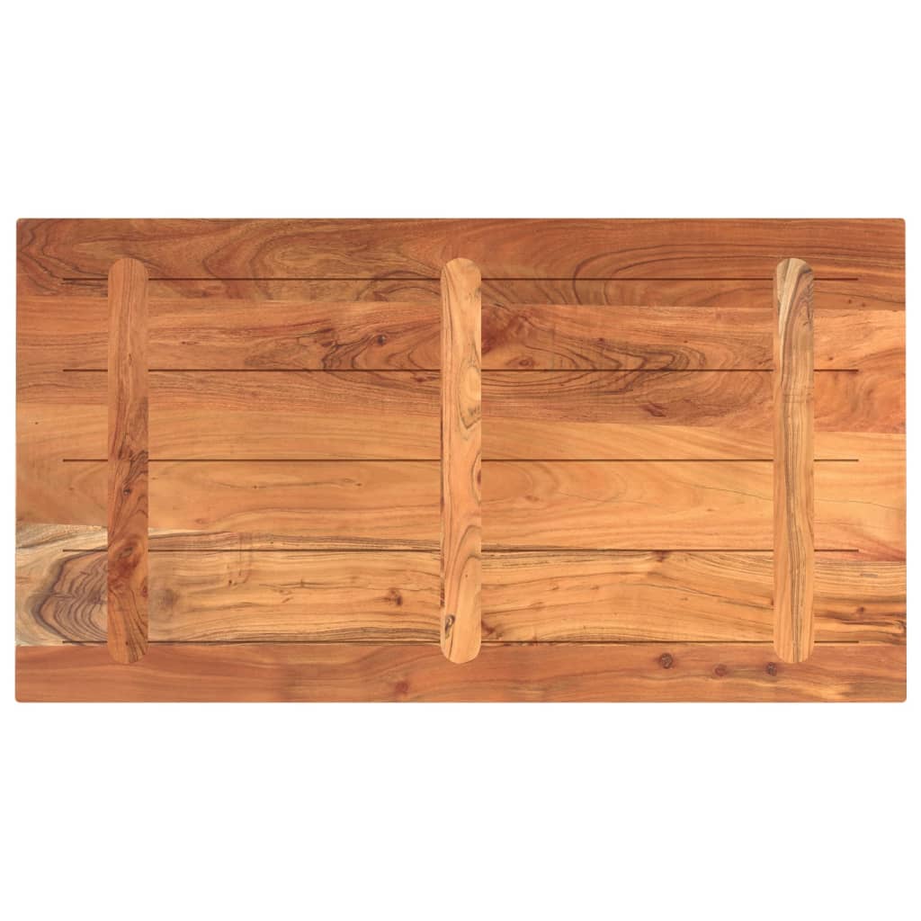 Tafelblad rechthoekig 100x50x3,8 cm massief acaciahout is nu te koop bij PeponiXL, paradijselijk wonen!