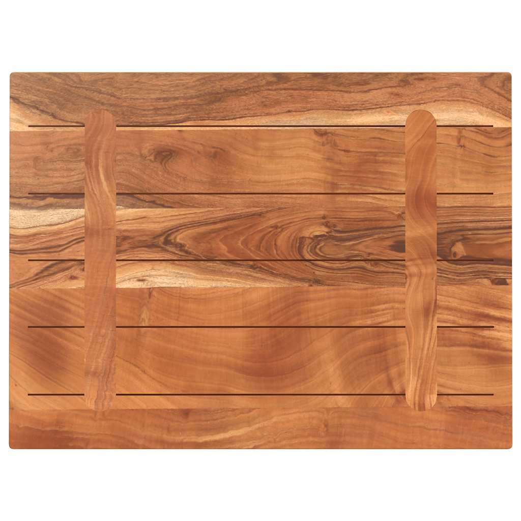 Tafelblad rechthoekig 80x60x3,8 cm massief acaciahout is nu te koop bij PeponiXL, paradijselijk wonen!