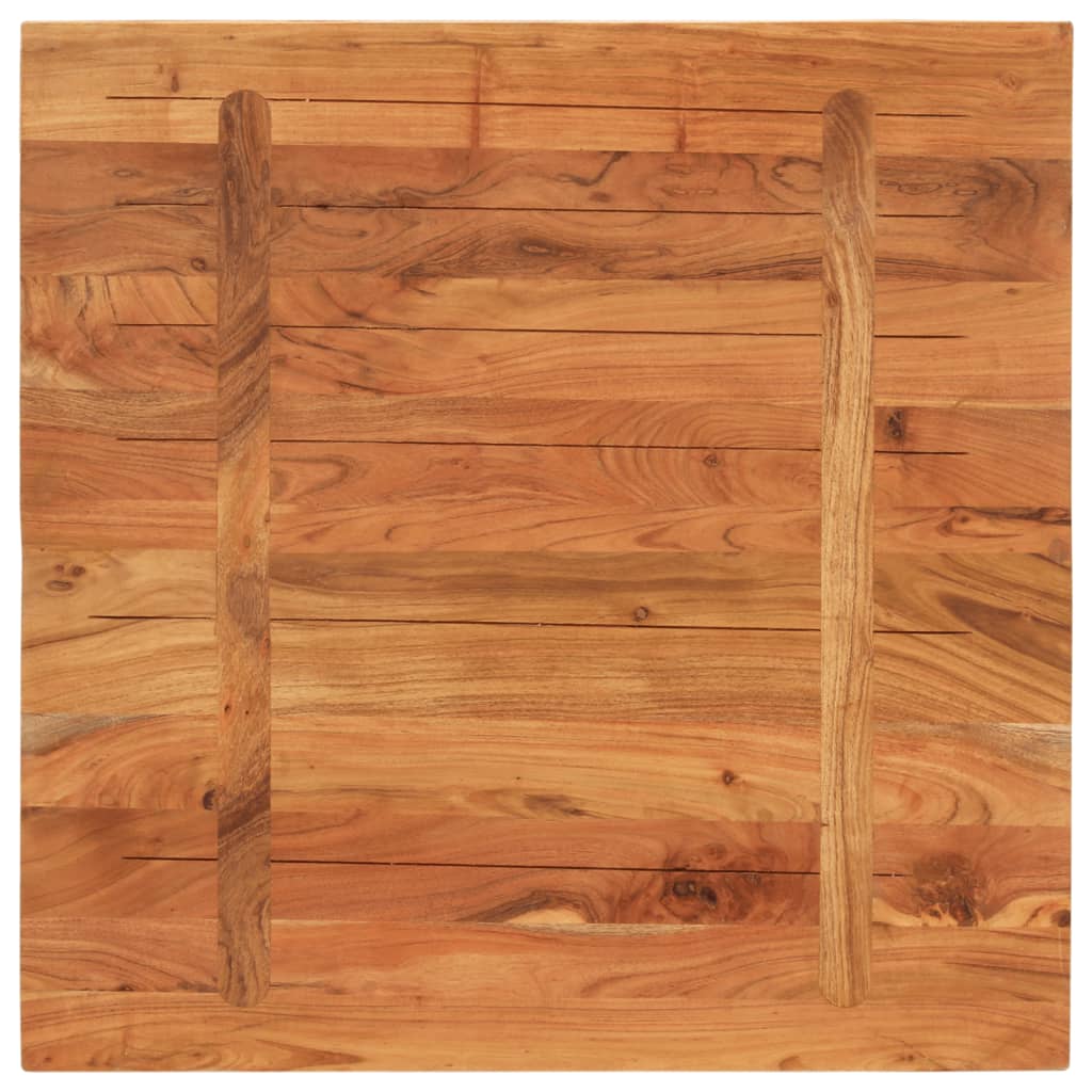 Tafelblad vierkant 90x90x3,8 cm massief acaciahout is nu te koop bij PeponiXL, paradijselijk wonen!