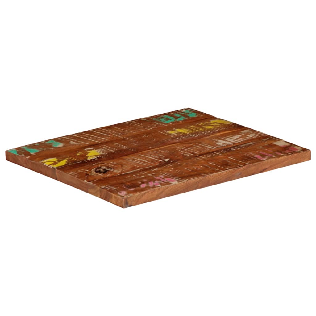 Tafelblad rechthoekig 60x50x2,5 cm massief gerecycled hout is nu te koop bij PeponiXL, paradijselijk wonen!