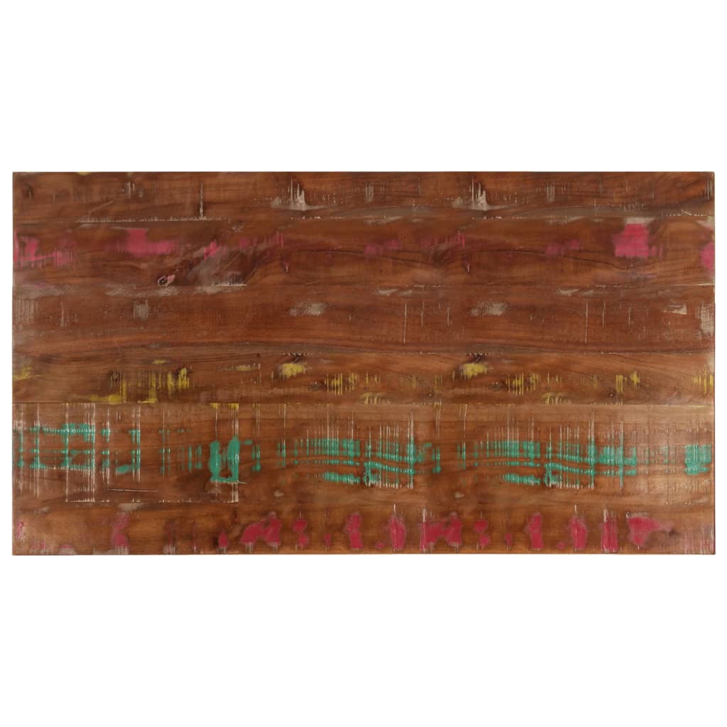 Tafelblad rechthoekig 100x50x2,5 cm massief gerecycled hout is nu te koop bij PeponiXL, paradijselijk wonen!