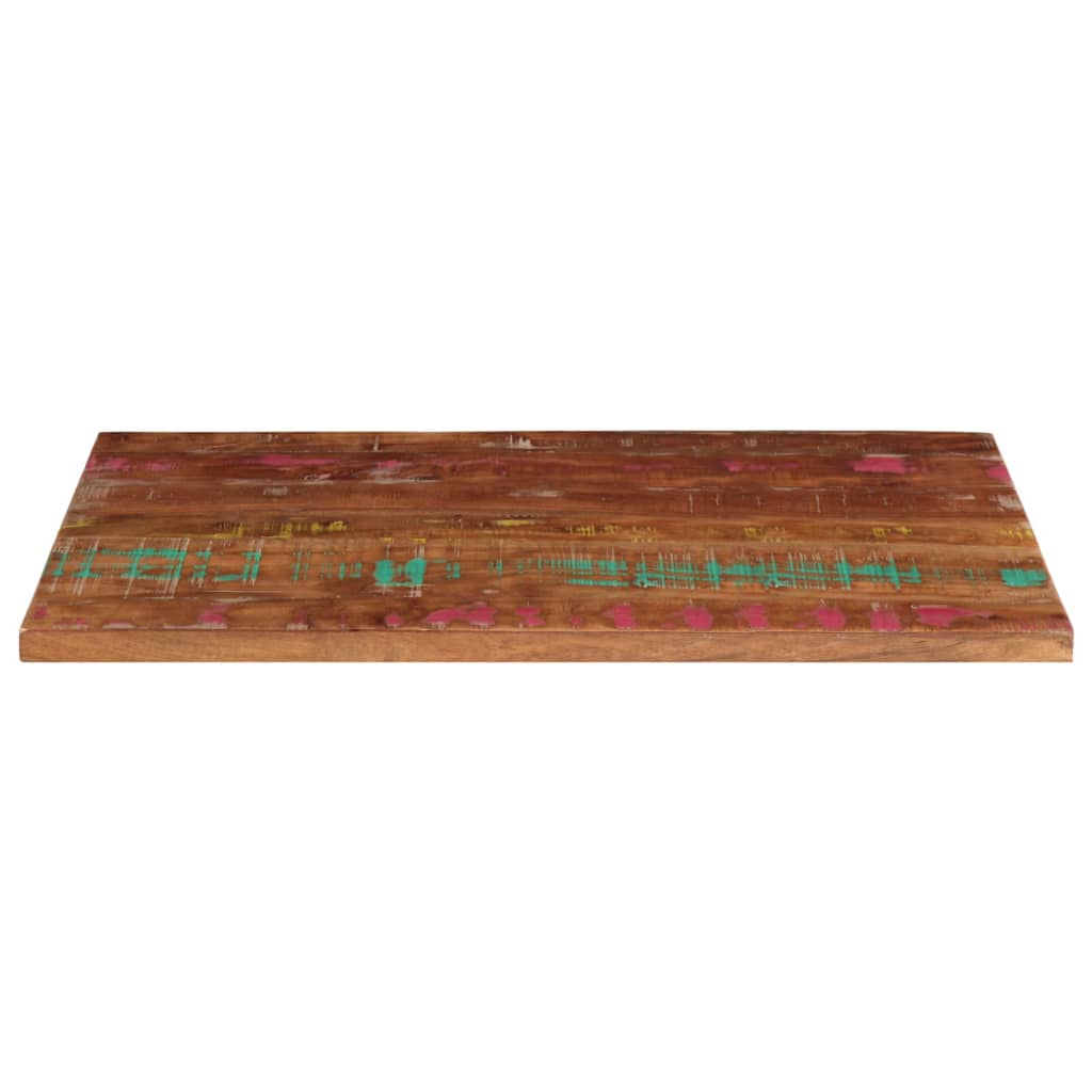 Tafelblad rechthoekig 120x50x2,5 cm massief gerecycled hout is nu te koop bij PeponiXL, paradijselijk wonen!