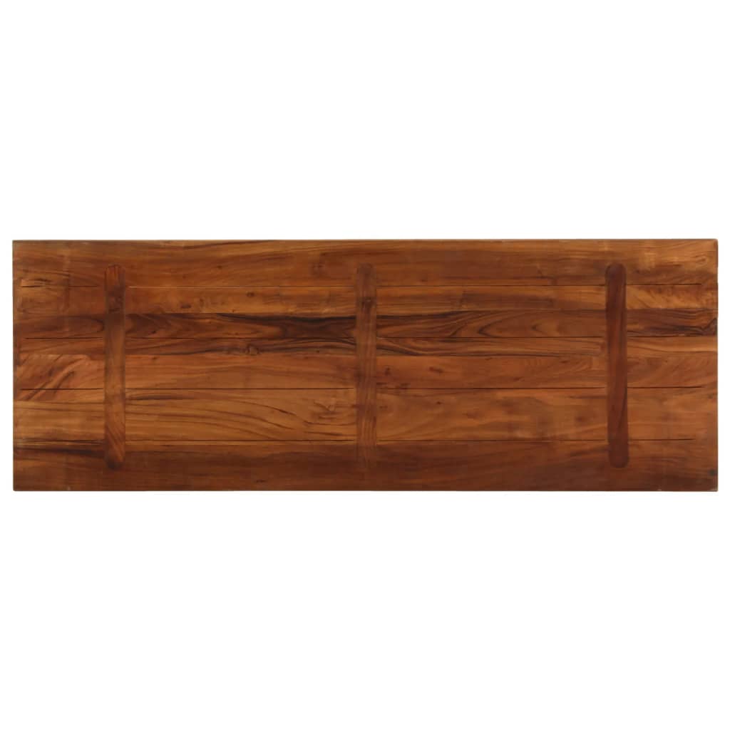 Tafelblad rechthoekig 140x50x2,5 cm massief gerecycled hout is nu te koop bij PeponiXL, paradijselijk wonen!