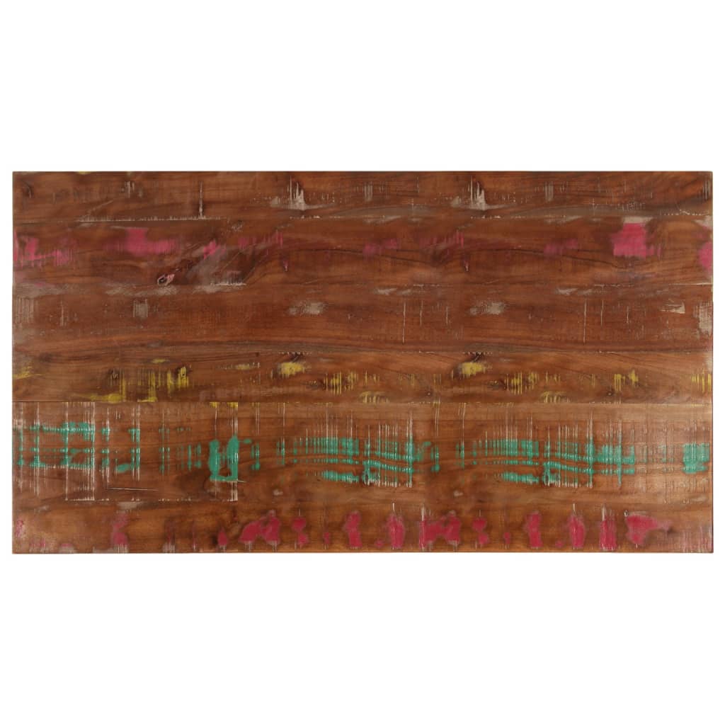 Tafelblad rechthoekig 100x60x1,5 cm massief gerecycled hout is nu te koop bij PeponiXL, paradijselijk wonen!