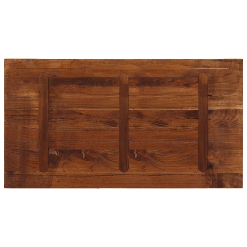 Tafelblad rechthoekig 100x60x1,5 cm massief gerecycled hout is nu te koop bij PeponiXL, paradijselijk wonen!