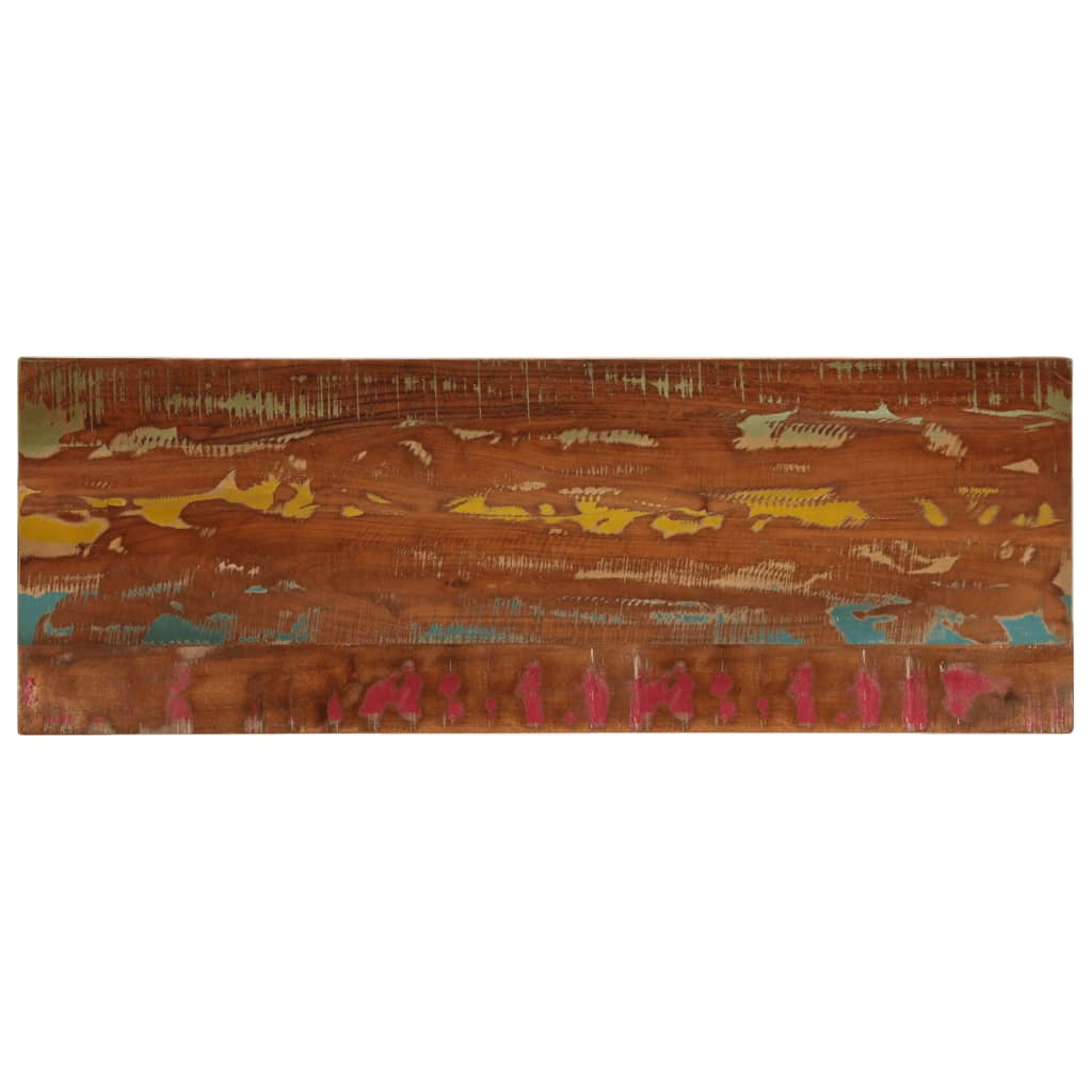 Tafelblad rechthoekig 140x60x2,5 cm massief gerecycled hout is nu te koop bij PeponiXL, paradijselijk wonen!