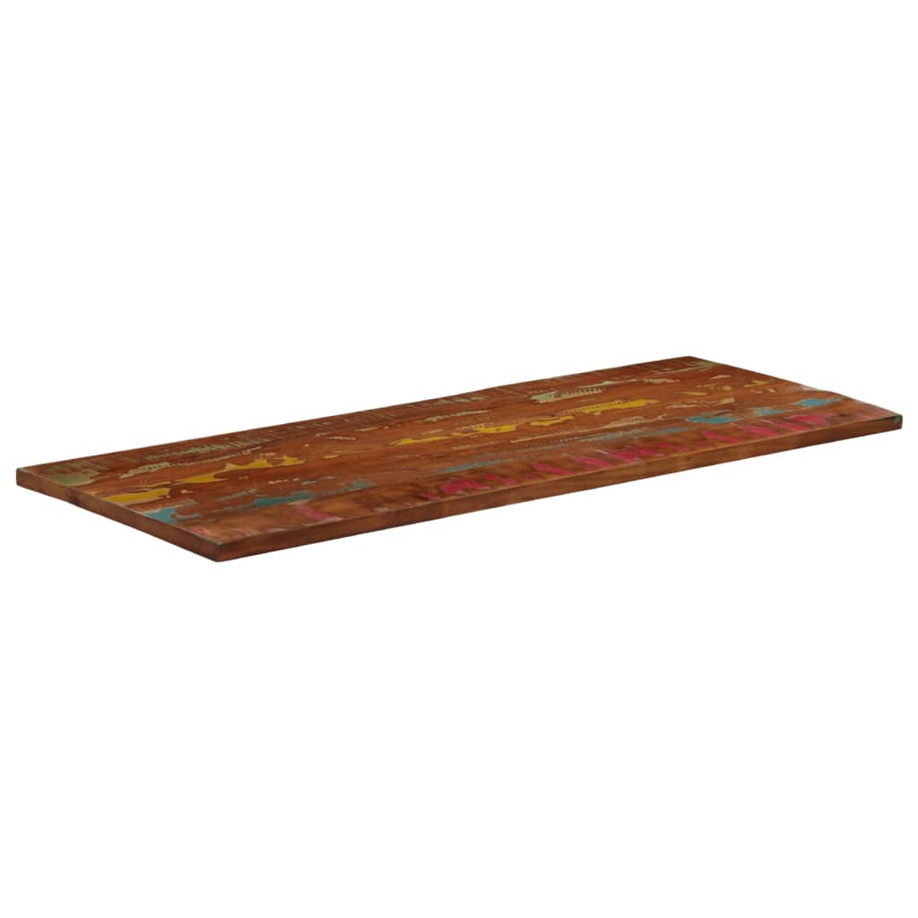 Tafelblad rechthoekig 140x60x2,5 cm massief gerecycled hout is nu te koop bij PeponiXL, paradijselijk wonen!