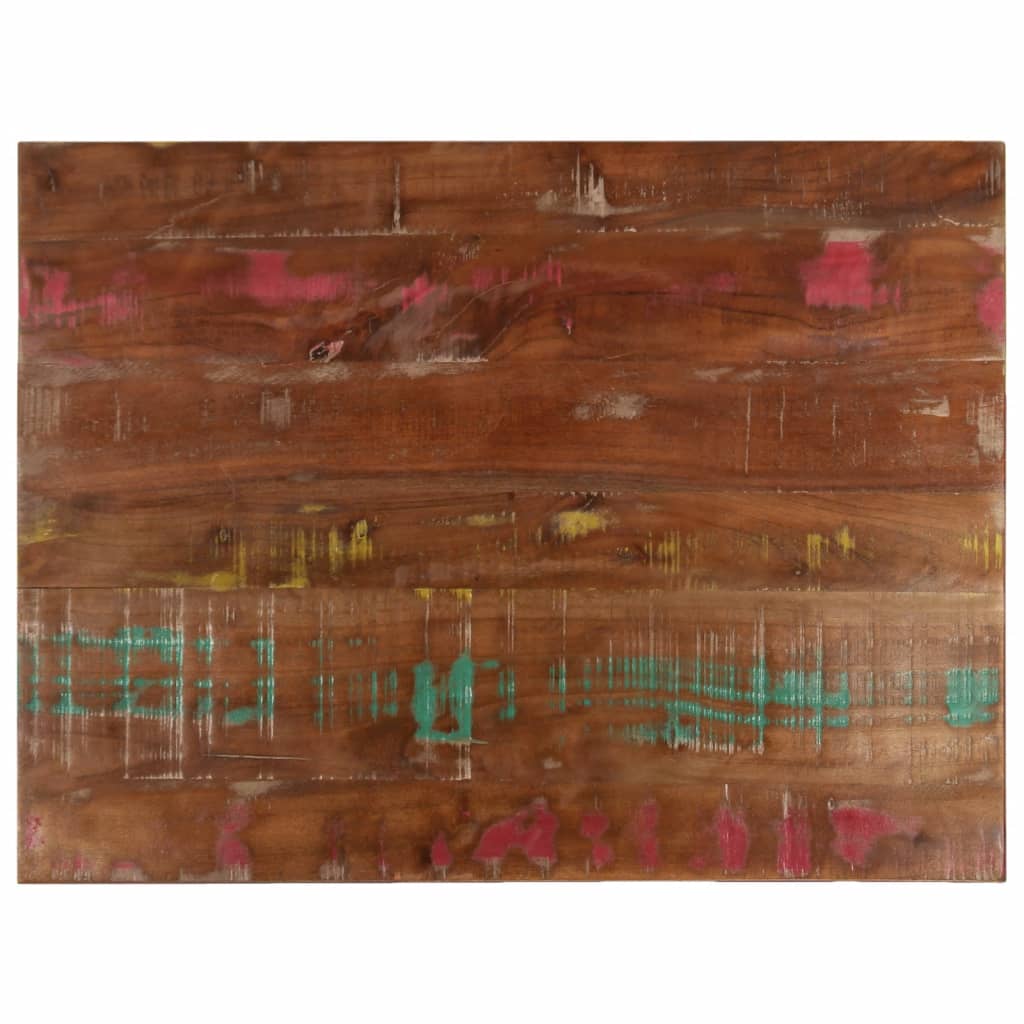 Tafelblad rechthoekig 80x70x1,5 cm massief gerecycled hout is nu te koop bij PeponiXL, paradijselijk wonen!