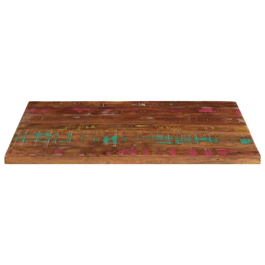 Tafelblad rechthoekig 80x70x1,5 cm massief gerecycled hout is nu te koop bij PeponiXL, paradijselijk wonen!