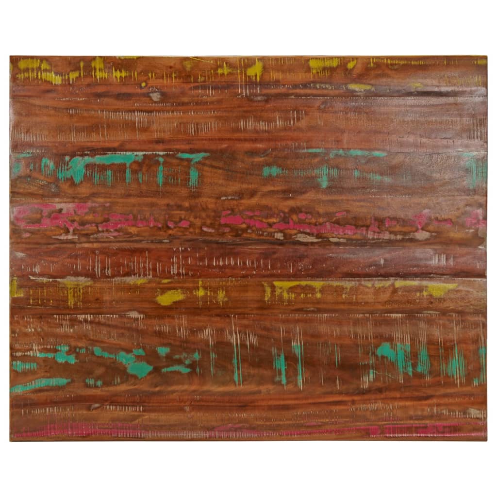 Tafelblad rechthoekig 100x80x2,5 cm massief gerecycled hout is nu te koop bij PeponiXL, paradijselijk wonen!