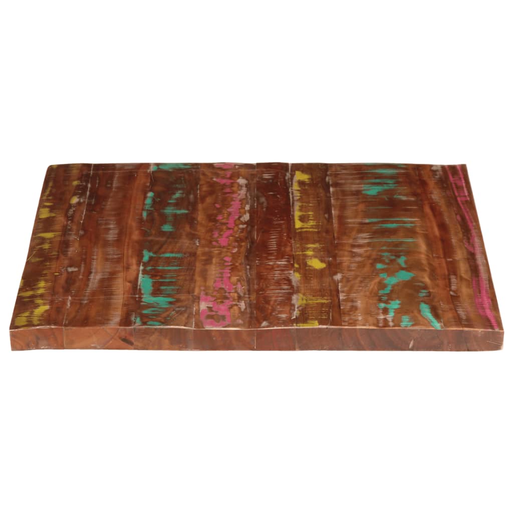 Tafelblad rechthoekig 100x80x2,5 cm massief gerecycled hout is nu te koop bij PeponiXL, paradijselijk wonen!