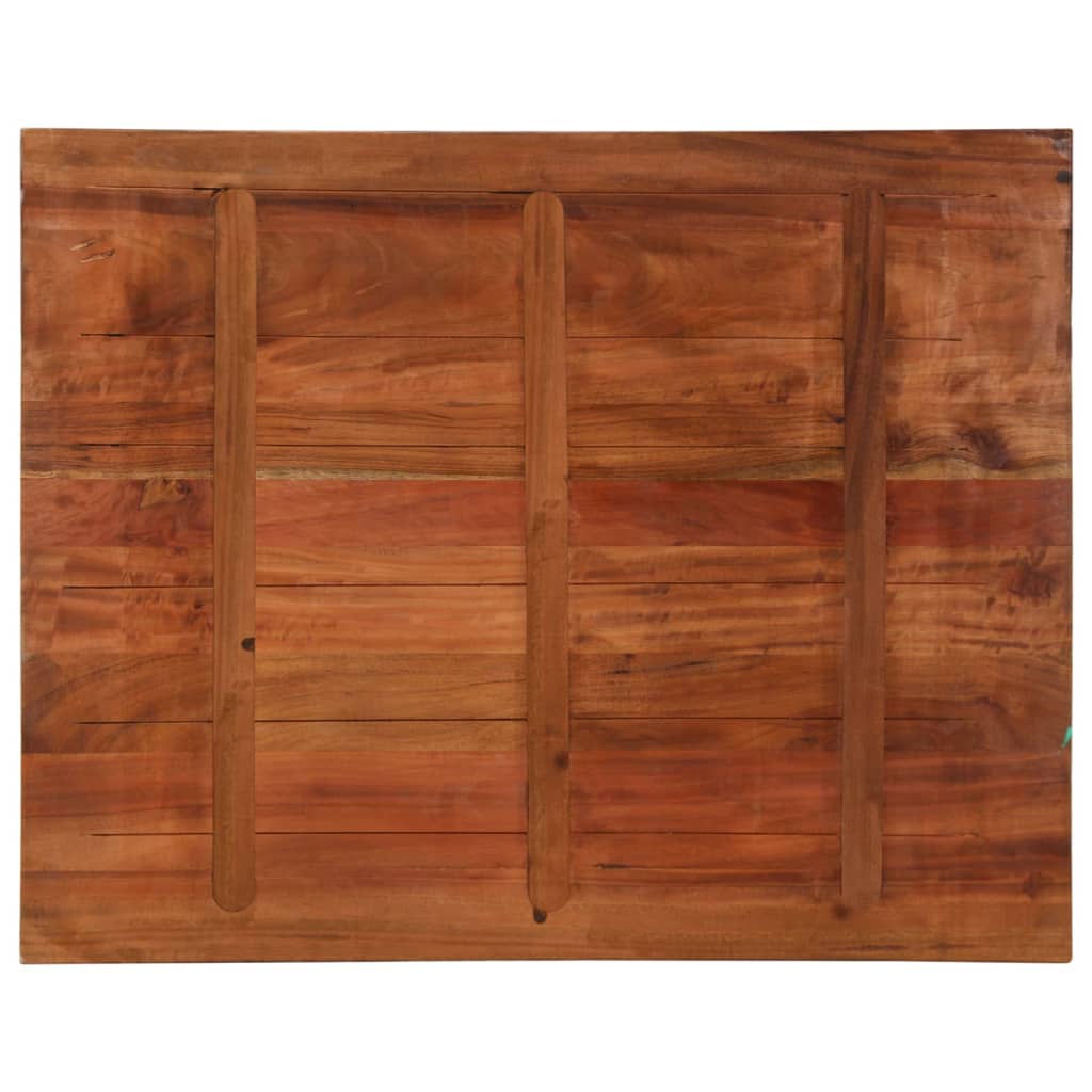 Tafelblad rechthoekig 100x80x2,5 cm massief gerecycled hout is nu te koop bij PeponiXL, paradijselijk wonen!