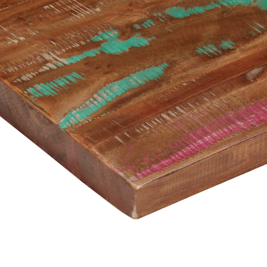 Tafelblad rechthoekig 100x80x2,5 cm massief gerecycled hout is nu te koop bij PeponiXL, paradijselijk wonen!