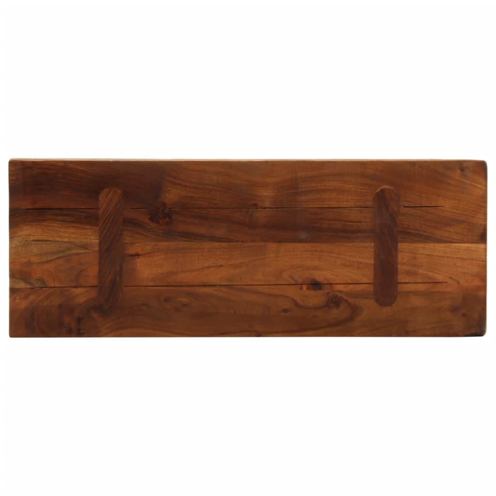 Tafelblad rechthoekig 80x20x3,8 cm massief gerecycled hout is nu te koop bij PeponiXL, paradijselijk wonen!