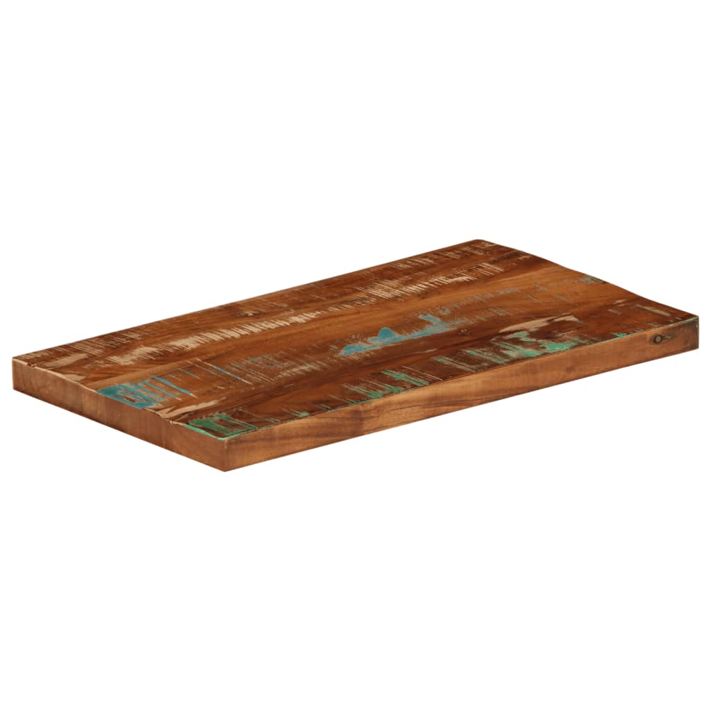 Tafelblad rechthoekig 50x30x3,8 cm massief gerecycled hout is nu te koop bij PeponiXL, paradijselijk wonen!