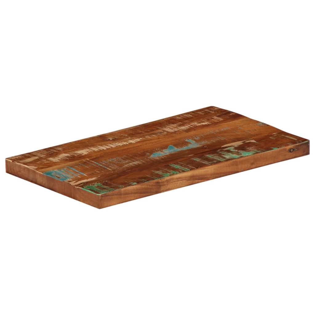 Tafelblad rechthoekig 60x30x3,8 cm massief gerecycled hout is nu te koop bij PeponiXL, paradijselijk wonen!