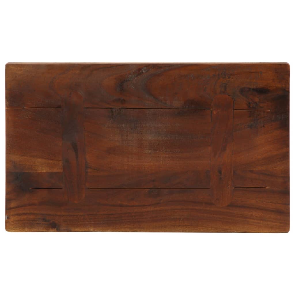 Tafelblad rechthoekig 60x30x3,8 cm massief gerecycled hout is nu te koop bij PeponiXL, paradijselijk wonen!