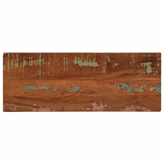 Tafelblad rechthoekig 80x30x3,8 cm massief gerecycled hout is nu te koop bij PeponiXL, paradijselijk wonen!